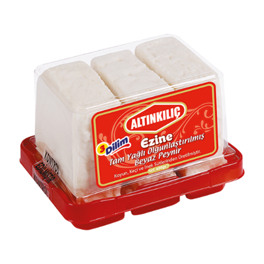 Altinkilic Full Fat White Sheep Cheese Sliced  450 gr