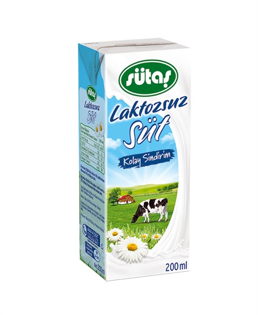 Lactose Free Milk ( Laktozsuz Süt  ) - 6 Pieces x 200 ml