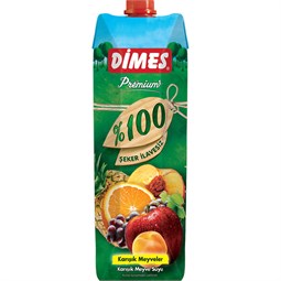 100% Mixed Fruits Juice - 1 lt