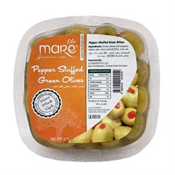 Pepper Stuffed Green Olives ( Biberli Yesil Zeytin ) - 200 gr