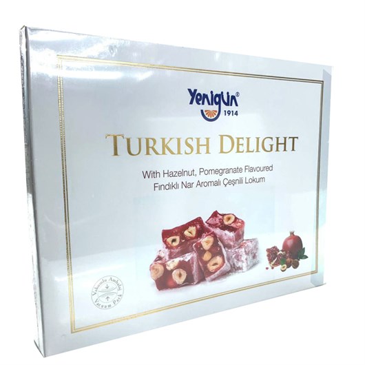 Turkish Delight with Pomegranate and Hazelnut - 454 gr